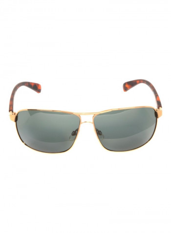 Men's Rectangular Sunglasses - Lens Size: 68 mm