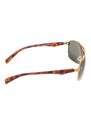 Men's Rectangular Sunglasses - Lens Size: 68 mm