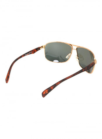 Men's Rectangular Sunglasses - Lens Size: 68 mm
