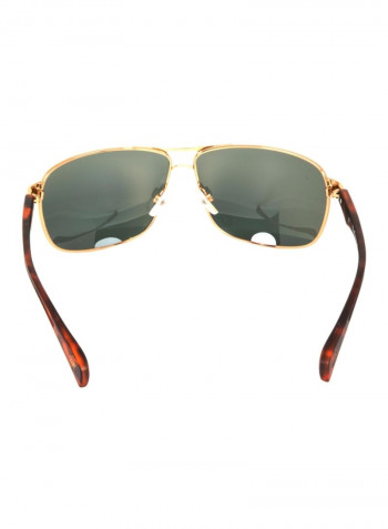 Men's Rectangular Sunglasses - Lens Size: 68 mm