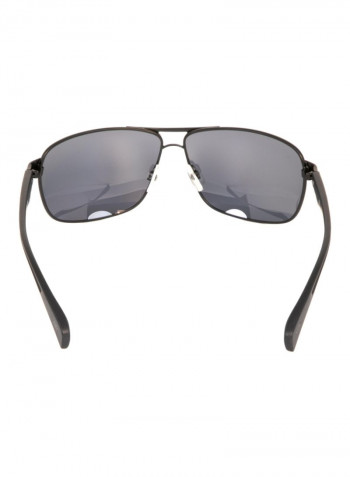 Men's Rectangular Sunglasses - Lens Size: 68 mm