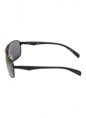 Men's Rectangular Sunglasses - Lens Size: 68 mm