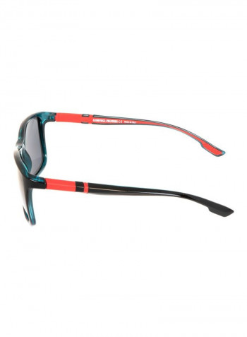 Men's Rectangular Shaped Sunglasses - Lens Size: 53 mm