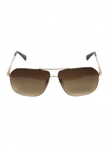 Men's Rectangular Sunglasses - Lens Size: 61 mm