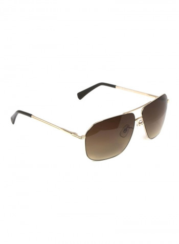 Men's Rectangular Sunglasses - Lens Size: 61 mm