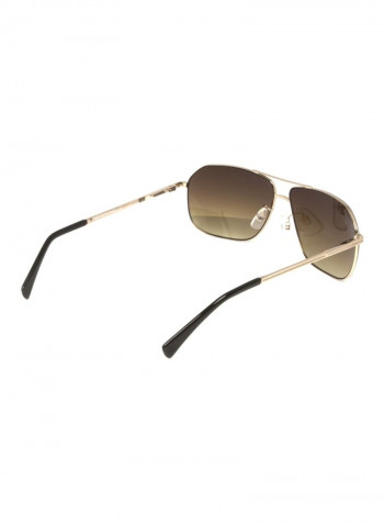 Men's Rectangular Sunglasses - Lens Size: 61 mm