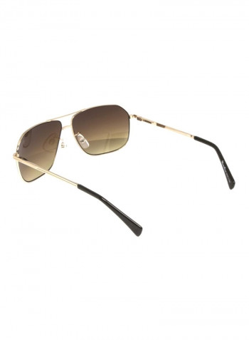 Men's Rectangular Sunglasses - Lens Size: 61 mm