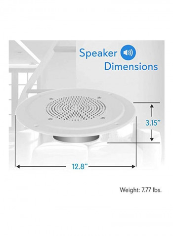 Ceiling/Wall Mount Speaker B0007L8B8A White