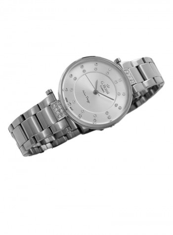 Women's Silverian Round Shape Stainless Steel Analog Watch C5131B-3C1