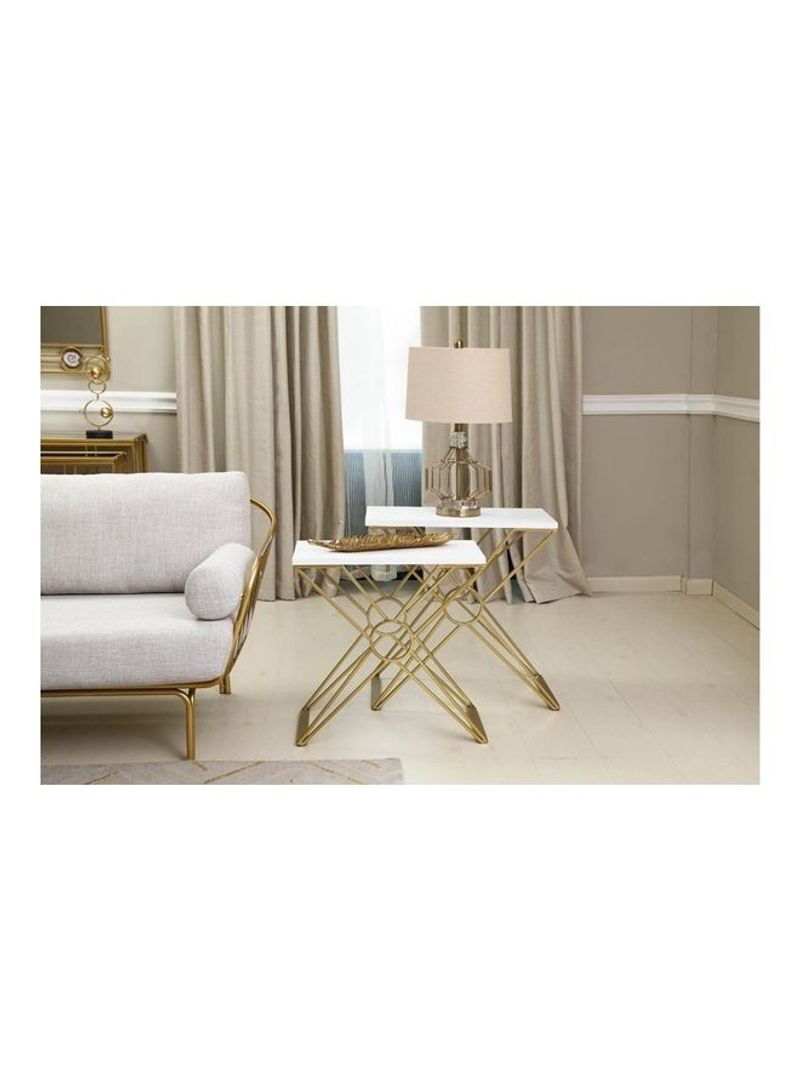 2-Piece Fults Tables Gold