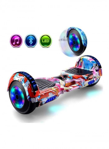 Self Balancing Electric Ride-On Scooter 61x9x21centimeter
