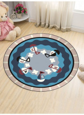 Boat Pattern Doormat Multicolour 140cm