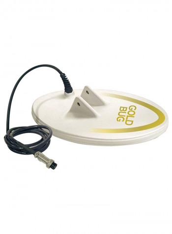 Elliptical DD Metal Detector Search Coil White/Black