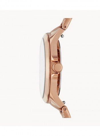Women's Sadie Three-Hand Two-Tone Stainless Steel Strap Wrist Watch ES4896