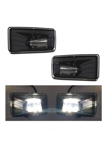 2-Piece LED Fog Light For Chevy Silverado 1500/2500/3500 2007-2014