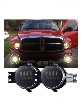 2-Piece LED Fog Light Set For Dodge RAM/Durango