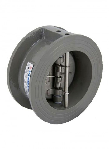 Dual Wafer Type Check Valve Grey 5inch