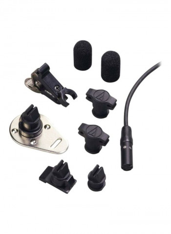 Subminiature Cardioid Condenser Lavalier Microphone AT898CH Black/Silver
