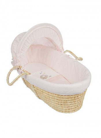 7-Piece Spring Flower Moses Basket Set