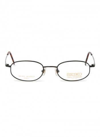 Women's Titanium Oval Eyeglasses Frame
