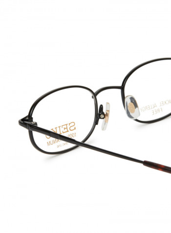 Women's Titanium Oval Eyeglasses Frame