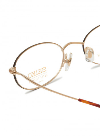 Women's Titanium Oval Eyeglasses Frame
