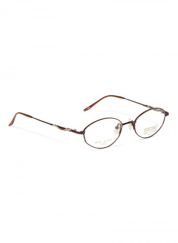 Women's Titanium Oval Eyeglasses Frame