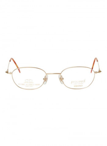 Women's Titanium Oval Eyeglasses Frame