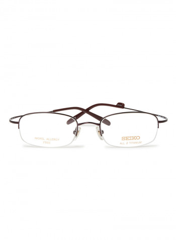 Titanium Oval Eyeglasses Frame