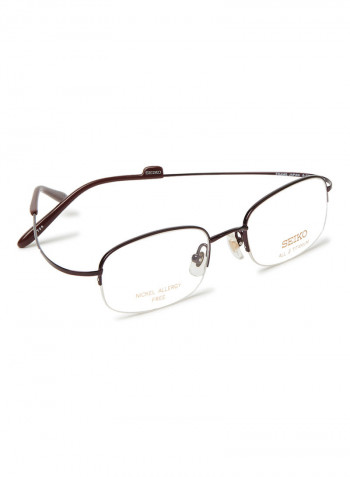 Titanium Oval Eyeglasses Frame