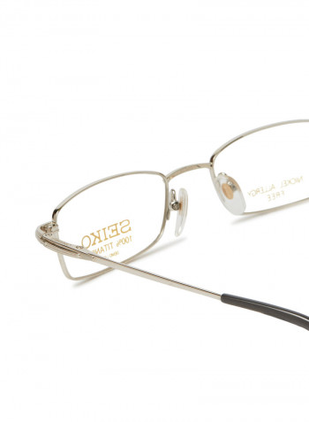 Titanium Rectangular Eyeglasses Frame  T-601-021-50-20-140