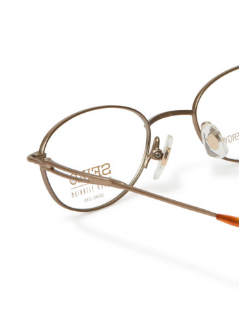 Women's Titanium Oval Eyeglasses Frame