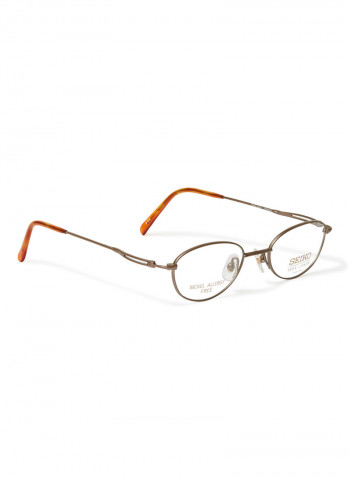 Women's Titanium Oval Eyeglasses Frame