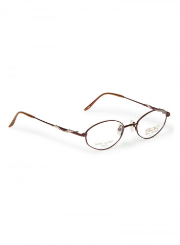 Women's Titanium Oval Eyeglasses Frame