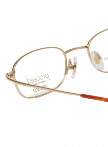 Women's Titanium Oval Eyeglasses Frame
