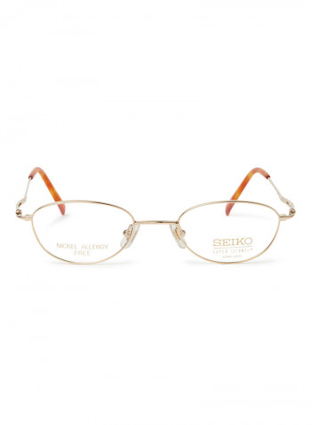 Women's Titanium Oval Eyeglasses Frame