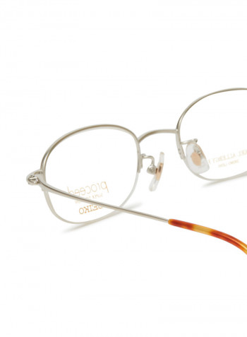 Women's Titanium Oval Eyeglasses Frame  T-337-027-47-21-140
