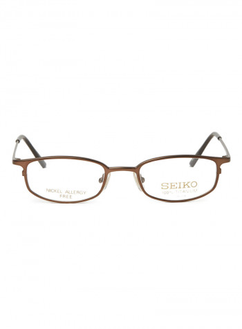 Women's Titanium Oval Eyeglasses Frame