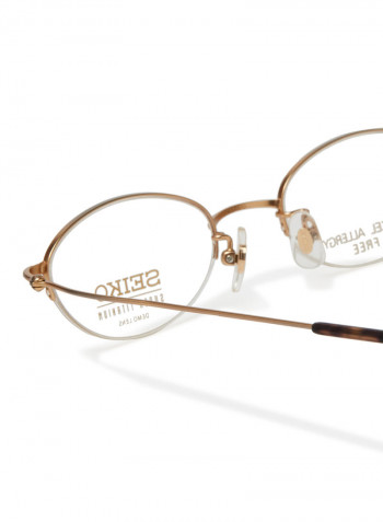 Women's Titanium Oval Eyeglasses Frame
