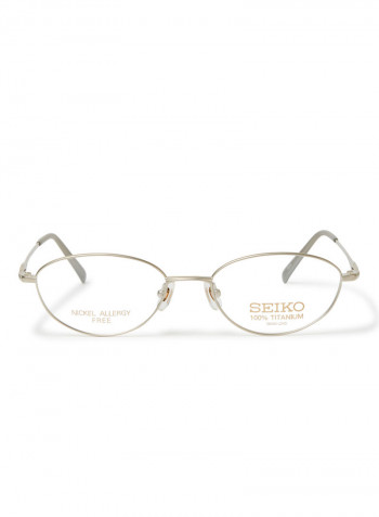 Women's Titanium Oval Eyeglasses Frame