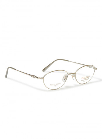 Women's Titanium Oval Eyeglasses Frame