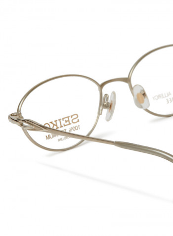Women's Titanium Oval Eyeglasses Frame