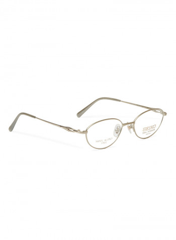 Women's Titanium Oval Eyeglasses Frame
