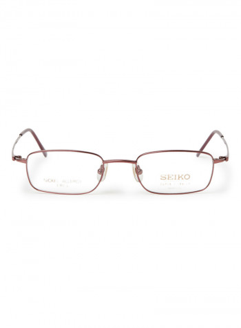 Women's Titanium Rectangular Eyeglasses Frame