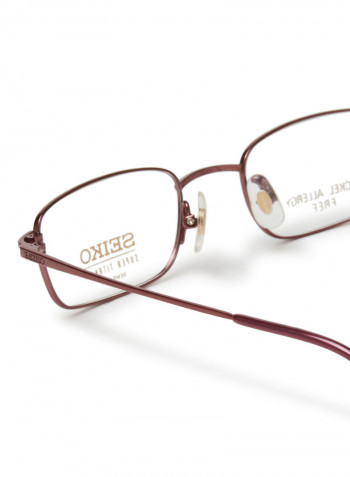Women's Titanium Rectangular Eyeglasses Frame