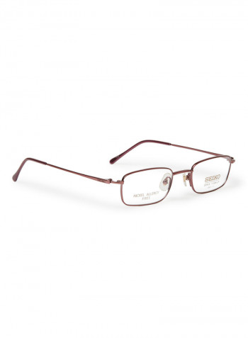 Women's Titanium Rectangular Eyeglasses Frame