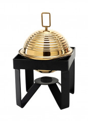 Cubo Rim Chafing Dish Gold/Black 6L