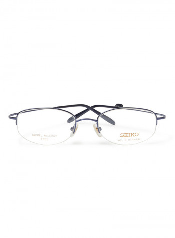 Women's Titanium Oval Eyeglasses Frame