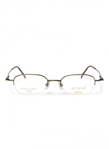 Women's Titanium Oval Eyeglasses Frame