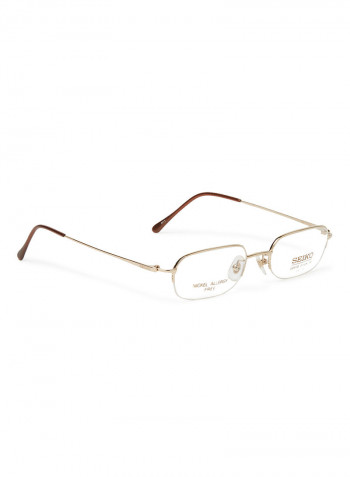 Women's Titanium Rectangular Eyeglasses Frame